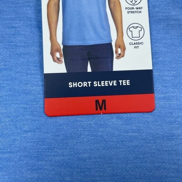 Lands End Mens Classic Fit Short Sleeve Tee Blue M a0106 - Picture 3 of 9